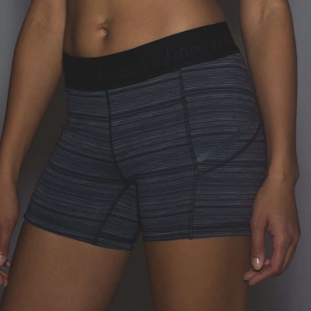 Lululemon What The Sport Short
Cyber Stripe Deep Coal Black - Picture 4 of 9
